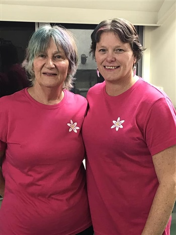 Fundraising  - Liz & Donna's head shave event June 2023